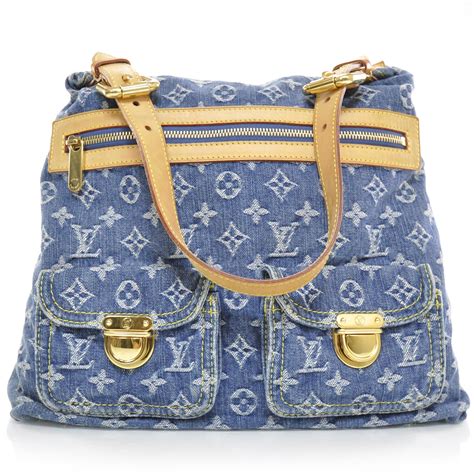 blue jean louis vuitton purse.